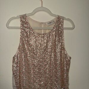 Sequin Sleeveless Top